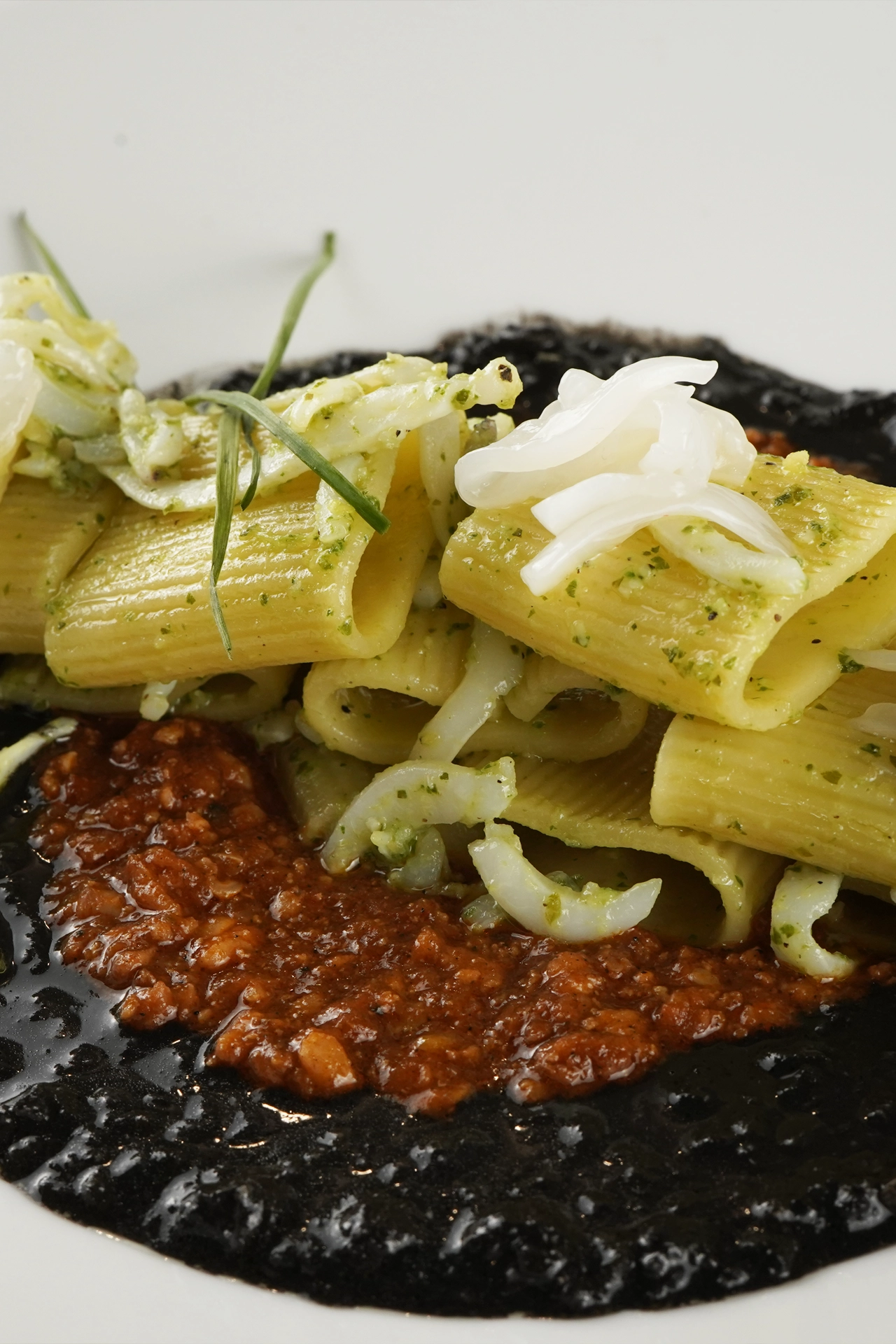 Paccheri al bianco di seppia